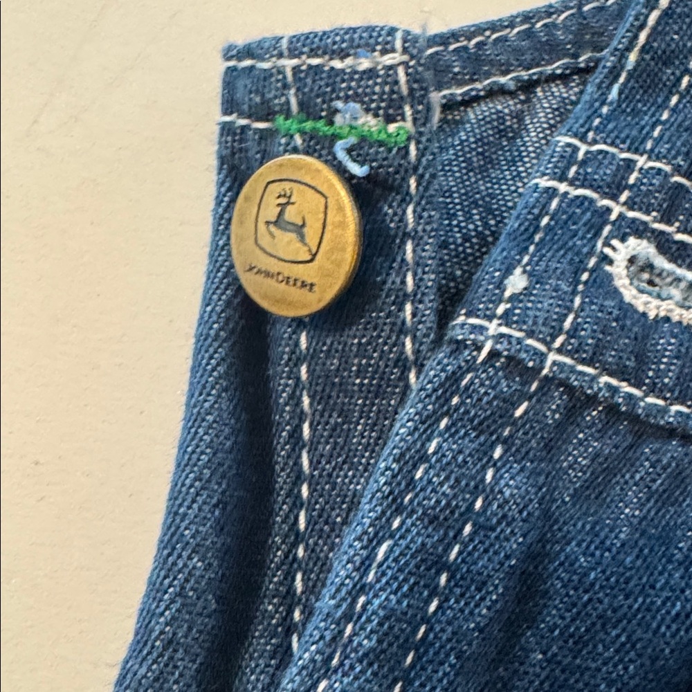 EUC! John Deere Kids Dark Blue Overalls, sz 4T - Picture 3 of 6